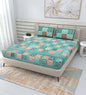 pp641 100% Cotton Bedsheet for Double Bed Queen Size with Pillow Cover Set, 220 TC