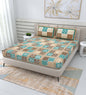 pp641 100% Cotton Bedsheet for Double Bed Queen Size with Pillow Cover Set, 220 TC