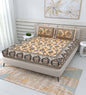 pp656 100% Cotton Bedsheet for Double Bed Queen Size with Pillow Cover Set, 220 TC