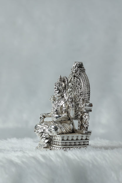 Silver Plated antique finish Maa Laxmi || Maa Laxmi Idol