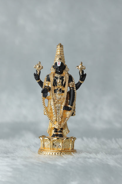 Tirupati Balaji Gold Plated Idol