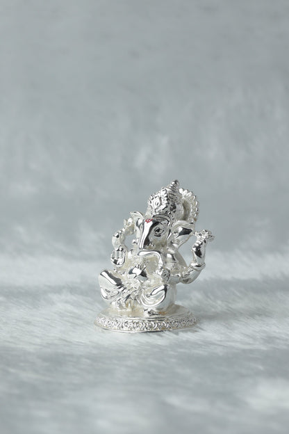 Silver plated Ganpati || Gannpati ji