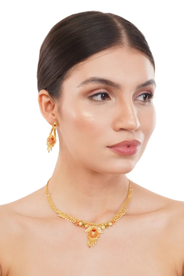 1 Gram GOLD PLATED Necklace Set