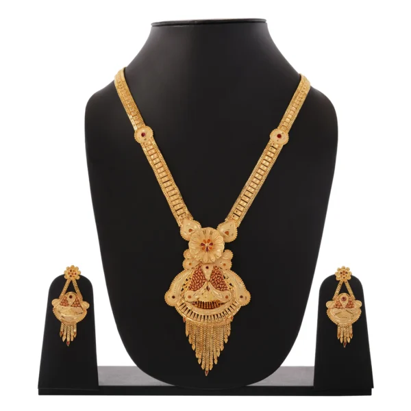 1 gm gold rani haar necklace