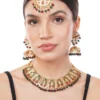 1Gm Gold Plated Necklace and Earring Set