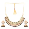 1Gm Gold Plated Necklace and Earring Set