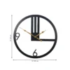 9-6 black 6mm clock