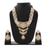 Gold Plated Freshwater Pearl and Crystal Necklace set