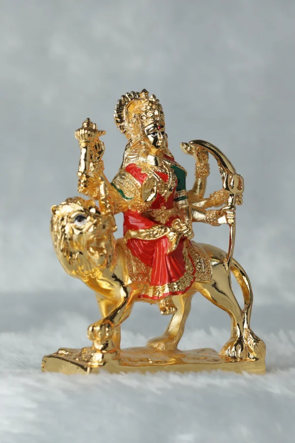 Gold Plated Shera Vali Mata