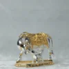 Gold and Silver plated Kamdhenu cow calf