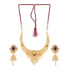 Intricate 1Gm Gold Necklace and Earring Set