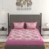 Jumbo King Size Hand Printed Bedsheet