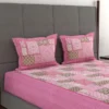 Jumbo King Size Hand Printed Bedsheet