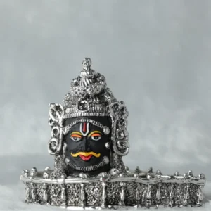 Mahakal Shivling Silver plated Antique Finish