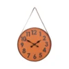 Numerical Leather Belt Clock