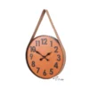 Numerical Leather Belt Clock