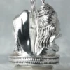 Premium Silver plated antique embery Finish Shivling with Shivji Family