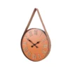 Roman Leather Belt Clock