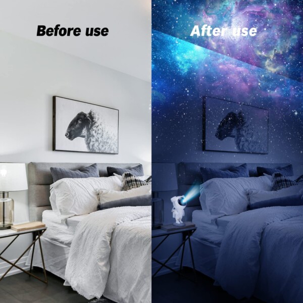 astraunat galaxy night lamp