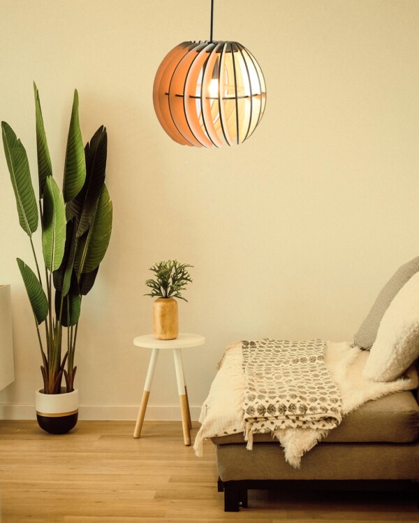 round hanging light