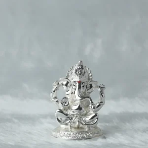 silver plated ganpati