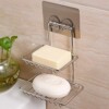 steel soap holder double layer