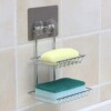 steel soap holder double layer