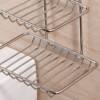 steel soap holder double layer