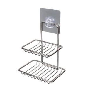 steel soap holder double layer