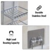 steel soap holder double layer