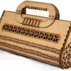 wooden purse