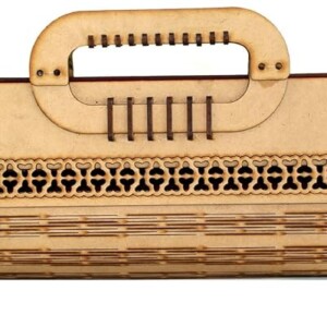 wooden purse