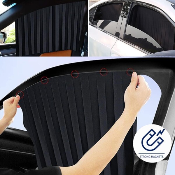 BLACK CAR CURTAIN