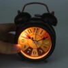 BLACK TWIN BELL CLOCK