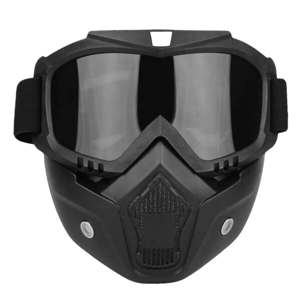 BLACK MOTERCYCLE MASK