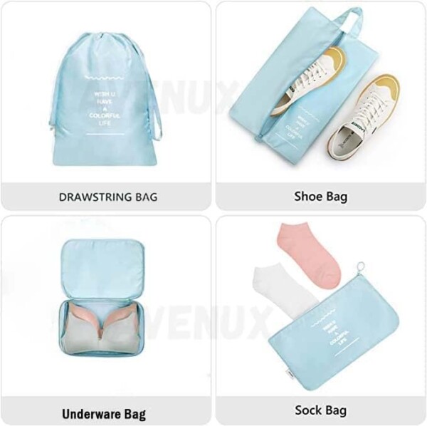 7 PCS TOILETRY BAG