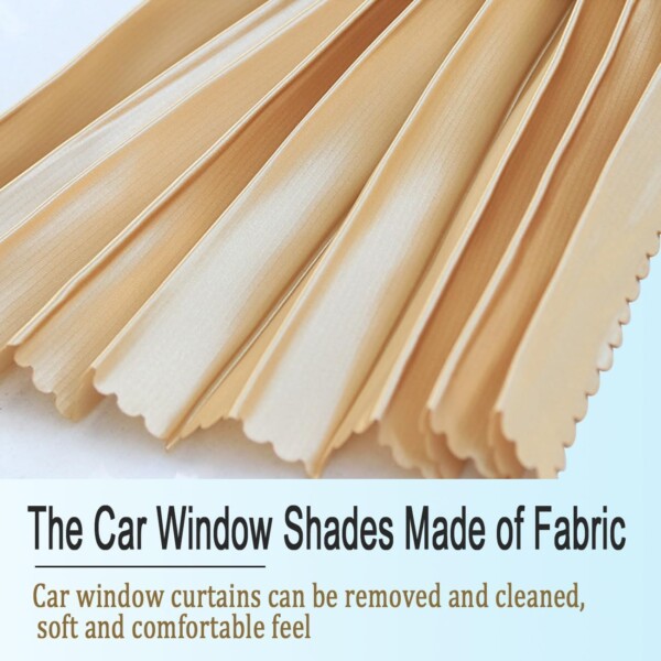 CREAM CAR CURTAIN