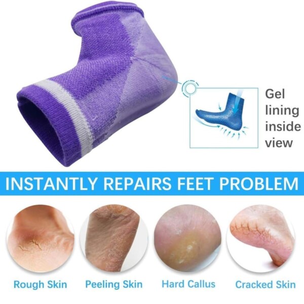 COTTON HALF GEL SOCKS