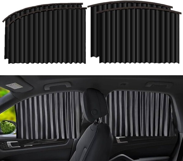 BLACK CAR CURTAIN