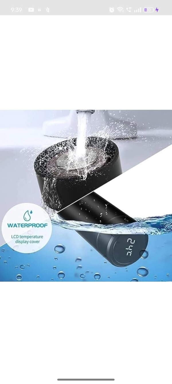 Digital Temperature Water Bottle